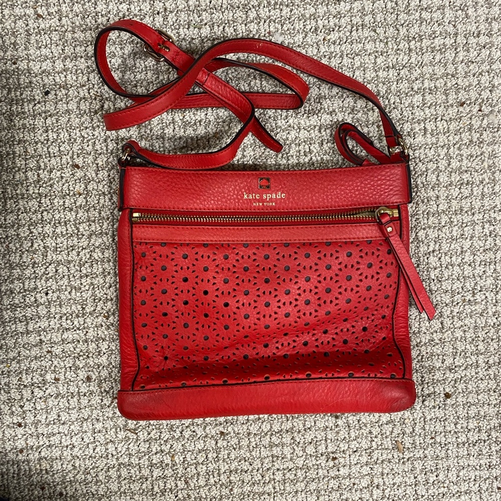 Kate Spade Crossbody Bag - Red